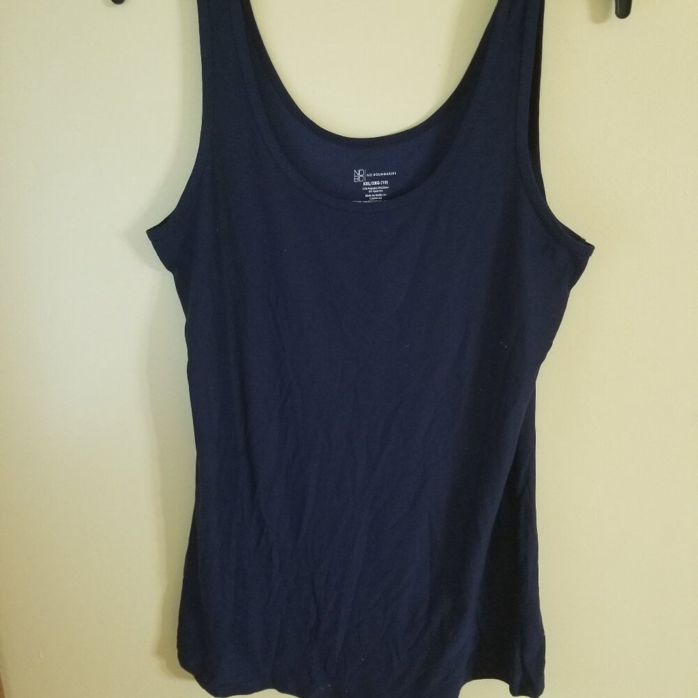 Navy blue tank top 2xl